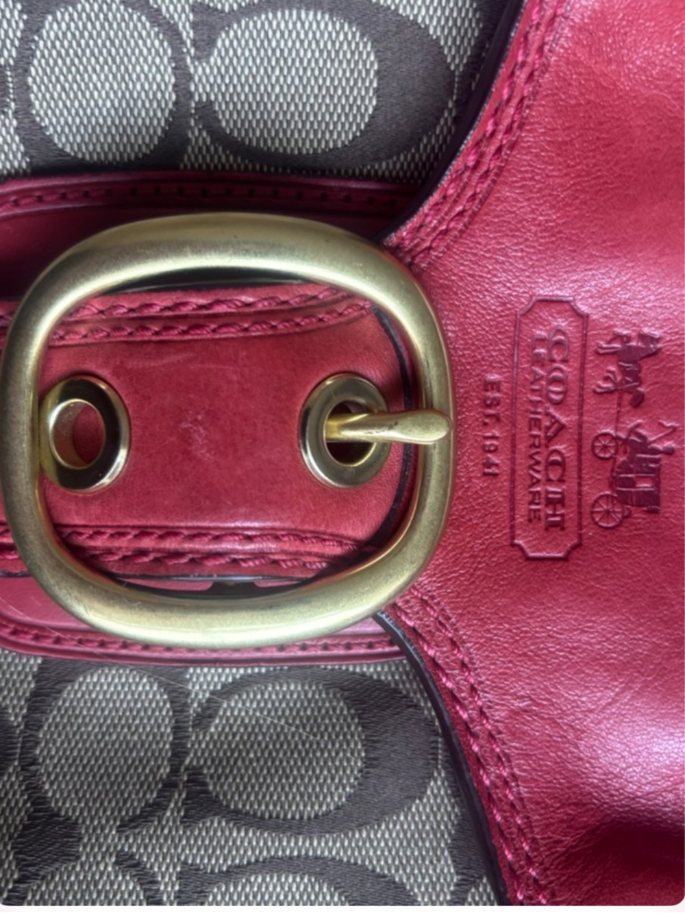 Vintage 11441 Coach Bleeker Soho Buckle Bag - Gem